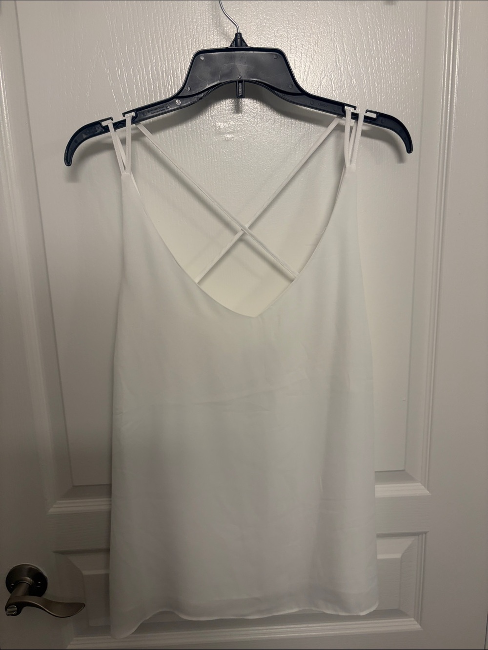 Women's White Tank Top Blouse